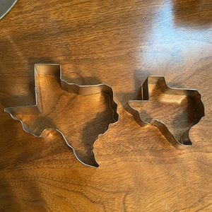 Set of Texas Cookie Cutters - One Large, One Small
